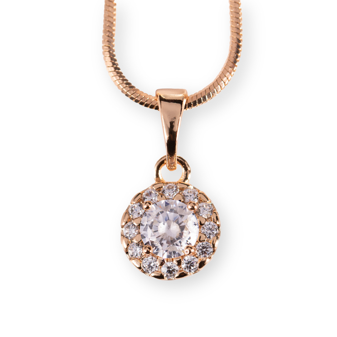 Necklace with a classic pendant