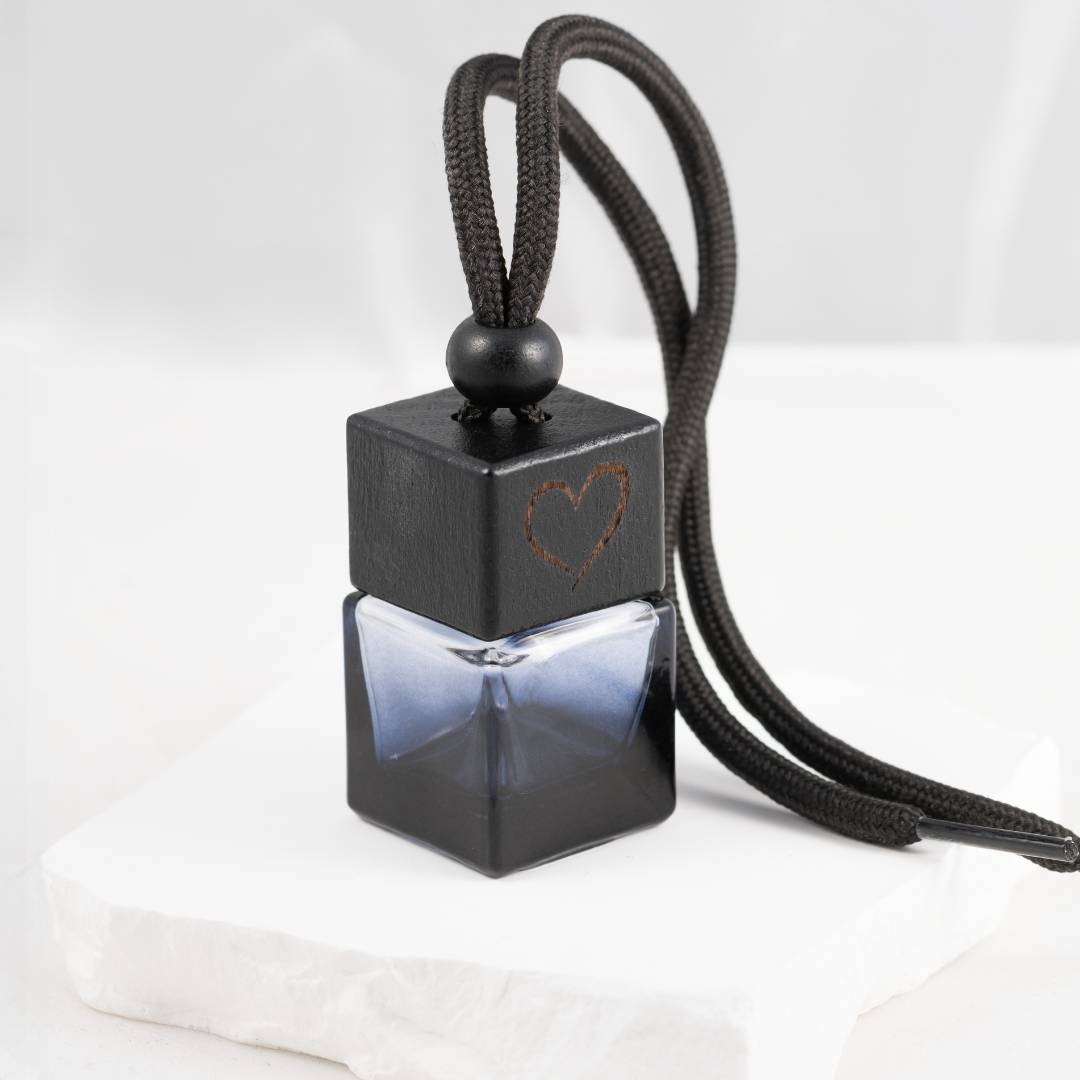 Personalized car fragrance bottle