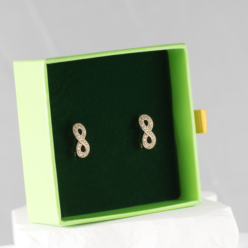 Auskari ar antialerģisku rozā zelta pārklājumu ŽANETE.