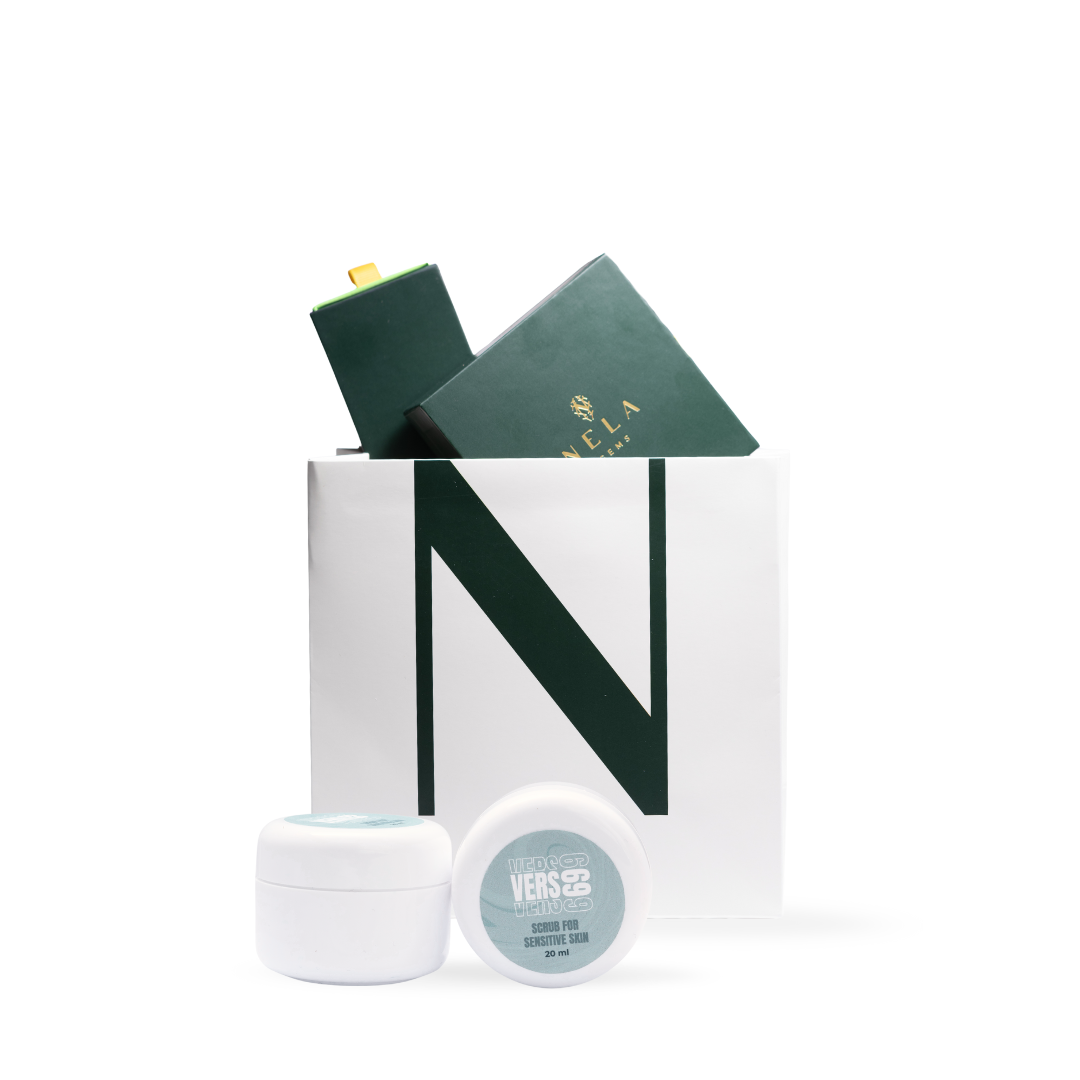 Mystery box NELA GEMS rotu komplekts un VERS69 kosmētika