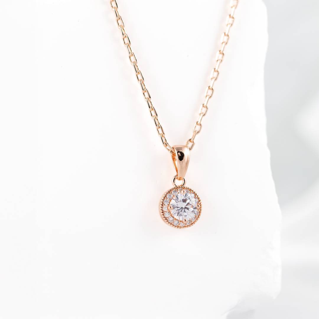 Rose Gold kaklarota Bille