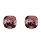 Nagliņauskari Swarovski ar violēti rozā kristāliem
