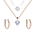 Rose gold rotu komplekts DALIJA - kaklarota dāvanā