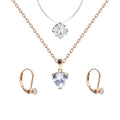 Rose gold rotu komplekts LEFKOJA - kaklarota dāvanā