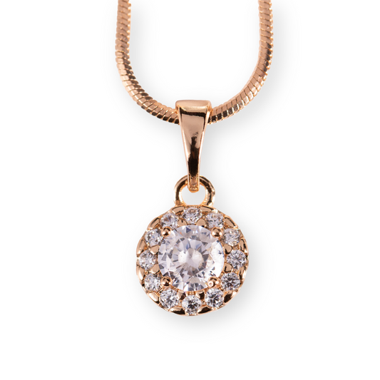 Necklace with a classic pendant