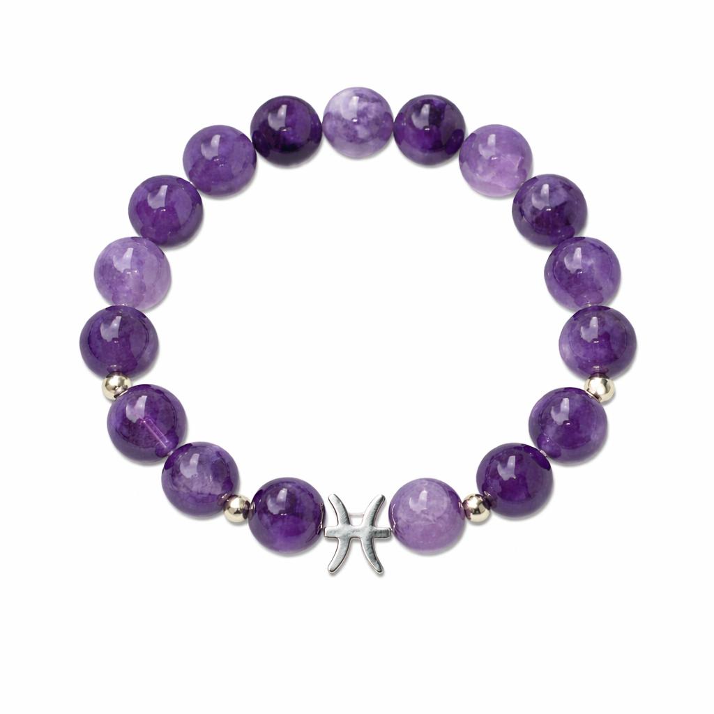 Horoscope bracelet for Pisces, unisex