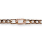 Crystal bracelet with bezels