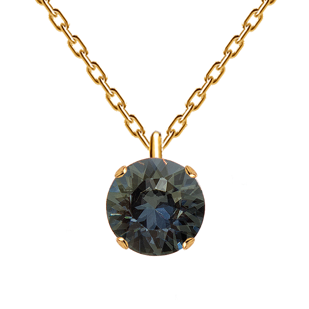 Classic round necklace, 8mm crystal