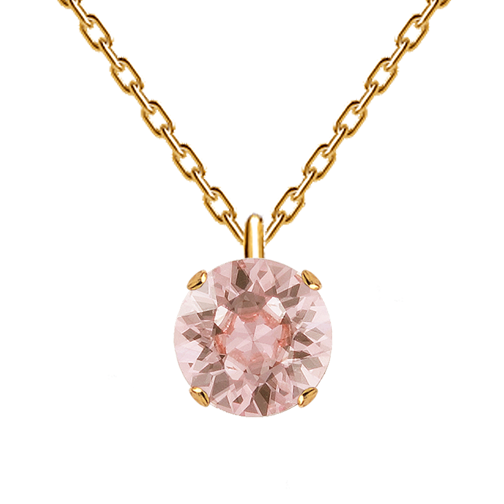 Classic round necklace, 8mm crystal